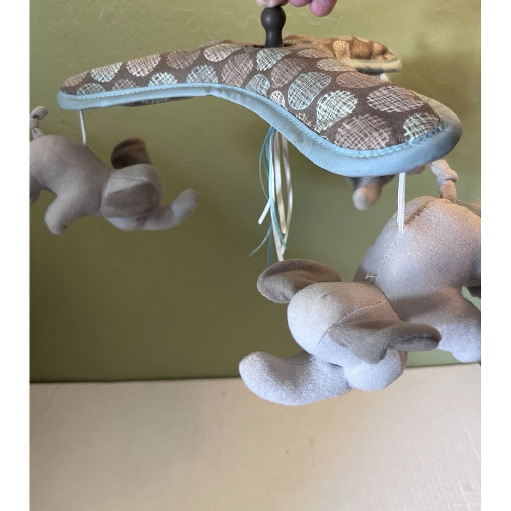 Vintage Graco Open Top Lovin Hug Baby Swing Mobile Elephant Replacement Parts